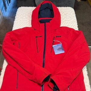 Helly Hansen Men's Alpha 4.0 Vibrant Red Ski Jacket